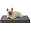 Bedsure Cuscino Per Cani Ortopedico Materasso Cane Grande Medio,74x46 cm,Grigio
