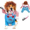 panemy Vestito Halloween Cane Piccolo, Costume Halloween Cane, Vestiti Cane (M, BS)