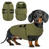 Queenmore Giubbotto In Pile Per Cani, Maglione Cane Per Bassotto- Caldo | Regolabile Con Ganc Guinzaglio, Per Bulldog Francese, Pitbull, Cani Piccoli, Adatto Per Interni Ed Esterni, Grigio, S