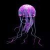Generic Decorazione per acquario artificiale con meduse luminose, decorazione per acquario, pianta viva, ornamento luminoso per paesaggi acquatici