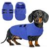 Queenmore Maglioncino Cane, Felpa Cane Taglia Piccola, Cappotto Invernale | Maglione Cane Caldo Per Cani, Giacca Per Cani, Gilè Per Cani, Maglione Per Cani Bassotto, Chihuahua, Bulldog, Blue,XS
