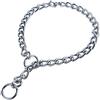 Generic Collare a catena per cani in acciaio inossidabile argento forte collare per addestramento (argento)