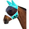 Snugory Maschere Protettive per Cavalli, Maschera da Mosca del Cavallo Naso Lungo con le Orecchie Protezione UV, Liscio ed Elasticità