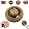 Generic Giocattoli per Gatti, Tiragraffi per Gatti, Tiragraffi Magic Organ, Accordeon Compatto in Cartone con Sfera a Campanellino, Gioco Interattivo per Esercizio e Divertimento Indoor