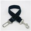 Generic Cintura di sicurezza regolabile per cani, in nylon resistente, per animali domestici, da viaggio, con clip nera