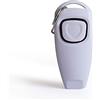 Seiwei 2 in 1 cane cucciolo Clicker e fischietto di addestramento, Clicker per cane gatto bianco 1PCS