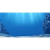 MIRRORANG 91x50cm Acquario Sfondo Subacqueo Blu Mare Profondo Lago Acquario Sfondo Vinile