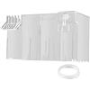 perfk Filtro per Acquario, Scatola Filtro sospesa, Filtro Silenzioso per Acquario, Scatola Filtro Esterna, Accessorio per Scatola filtrante per Acquario di, Trasparente 26x13.5x15cm