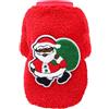 Izefia Cane Maglione Costume Vestiti di Natale Regalo Felpa Lana Invernale Pigiama Caldo Natale Padre Renna Albero Maglione per Cane Piccolo Gatto Medio