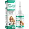 GNAUMORE Gocce per Acari dell Orecchio,Pulizia Orecchie Cane e Gatto,Dog Ear Cleaner,Pulizia Orecchie Cane,Detergente per Orecchie per Cane,Stop Prurito Rimuovere Earwax,Pulisce,Deodora,Elimina Gli Odori