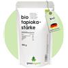 GreenOrganic Amido di tapioca, biologico, senza glutine, ideale per cuocere, addensare, legare Mochi Bio Tapioca Perle Bubble Tea - imbottigliato e controllato in Germania - 900 g