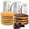 Line@Diet PANCAKE PROTEICI Line@diet | 7 CIOCCOLATO + 7 NATURE | comode monoporzioni | OLTRE il 60% di PROTEINE | preparato proteico per pancake e crêpes (Cioccolato + Nature, 7 + 7 Pancake)