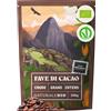 NaturaleBio Fave di Cacao Bio Crude Intere | 200 g. Fave di cacao peruviane intere per dolci, snack e cioccolato fatto in casa.