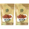 CIBO CRUDO crudo biologico vegan Noci Pecan Biologiche Sgusciate - 200g. Noci Pecan Bio Naturali non Salate e non Tostate. Fonte di Fibre,Acidi Grassi Insaturi Sali Minerali e Aminoacidi. Organic Pecan Nuts. (Confezione da 2)