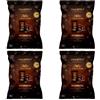 Generico MAXTRIS Praline di Caffé Cioccolato Fondente Incartati - 4 Buste da 1 kg di Chicchi di Caffe Ricoperti Cioccolato Fondente -