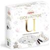 Generico Confetti Cuor di Lettere, Confetto al Cioccolato Extra Fondente a Forma di Cuore con Lettera a SCELTA per crispo 250g (LETTERA U)