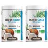 Planète au Naturel Olio di Cocco Bio 1 L - Natureen | Planète au Naturel - Crudo e Spremuto a Freddo - Puro, Naturale, Non Raffinato - Alimentare (Confezione da 2)