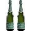 Generico Le Marchesine Franciacorta Bollicina - Vini Spumante del Franciacorta - (2 Bottiglie, Dosaggio Zero Audens)