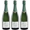 Generico Le Marchesine Franciacorta Bollicina - Vini Spumante del Franciacorta - (3 Bottiglie, Brut Nitens)