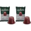 Lollo Caffè Passione Espresso, Miscela Argento - 100 Capsule - Compatibili con le Macchine ad uso domestico Nespresso* (Confezione da 2)