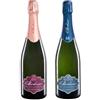 Generico Le Marchesine Franciacorta Bollicina - Vini Spumante del Franciacorta - (2 Bottiglie, Mix Degustazione)