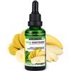 ALPHAPOWER FOOD: Stevia liquida, (1 x50ml Gusto banane mature) Gusto liquido, Gocce aromatizzanti e dolcificante senza zucchero sostituto dello zucchero & calorie, dolcificante naturale, vegano