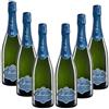 Generico Le Marchesine Franciacorta Bollicina - Vini Spumante del Franciacorta - (6 Bottiglie, Saten Brut Millesimato Brigantia)