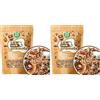 ZINGY ZOO ZingyZoo Keto Granola Muesli Senza Glutine e Zucchero Aggiunto | Low Carb Colazione | Cereali Chetogeniche Proteici 14% (Confezione da 2)