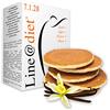 Line@Diet PANCAKE PROTEICI Line@diet | 7 VANIGLIA | comode monoporzioni | OLTRE il 60% di PROTEINE | preparato proteico per pancake e crêpes (Vaniglia, 7 Pancake)