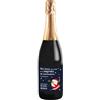 Bottle-Up Bottiglia di Prosecco Personalizzato DOC Spumante Extra Dry - Idea regalo esclusiva e originale per Natale (0,75L, Frasi Celebri)