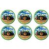 irpot Mini Cialde Decoshape Evento e Personaggio Scelta 24 pz topper cupcake (Trattore)