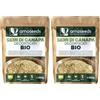 Amoseeds Semi di Canapa Decorticati Bio 500 g | Origine UE | 100% Hemp seeds naturali e crudi | Senza Glutine | Qualità superiore (Confezione da 2)