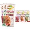 Beamy, Multipack Preparati per Medaglioni Vegetali, Burger e Polpette Plant-Based, Ricchi di Proteine e Fibre, Senza Glutine, Gusti Misti, 6x100 g