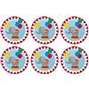 irpot Mini Cialde Decoshape Evento e Personaggio Scelta 24 pz topper cupcake (Circo)