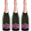Generico Le Marchesine Franciacorta Bollicina - Vini Spumante del Franciacorta - (3 Bottiglie, Rosé Brut Millesimato Artio)