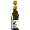 Bottle-Up Bottiglia di spumante dolce Asti DOCG con etichetta personalizzata - Idea regalo esclusiva e originale per uomo, festa del Papà, festa del Nonno, nuova nascita, compleanno e Natale. (Abbraccio papà)