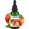 ALPHAPOWER FOOD: Stevia liquida, (1 x50ml Gusto pesca) Gusto liquido, Gocce aromatizzanti e dolcificante senza zucchero sostituto dello zucchero & calorie, dolcificante naturale, vegano