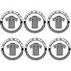 irpot Mini Cialde Decoshape Evento e Personaggio Scelta 24 pz topper cupcake (Calcio - Bianconero)