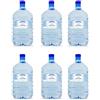 GOVITA - Set da 6 | BOCCIONE d'Acqua Naturale da 12 Litri in Pet monouso con Attacco Standard per Dispenser - BEVERINI CASA E Ufficio - Altezza 45cm (6)