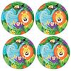 irpot Mini Cialde Decoshape Evento e Personaggio Scelta 24 pz topper cupcake (Savana)