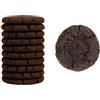 18 Carati | Quarzo Rosa | Biscotto al cacao con cioccolato fondente e sale rosa dell'Himalaya | Biscotti artigianali italiani fatti a mano | Senza latte | Confezione regalo 130 g