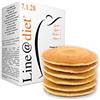 Line@Diet PANCAKE PROTEICI Line@diet | 7 NATURE | comode monoporzioni | OLTRE il 60% di PROTEINE | preparato proteico per pancake e crêpes (Nature, 7 Pancake)
