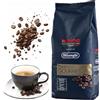 De'Longhi Kimbo DLSC609 Caffè in grani 80% Arabica e 20% Robusta per Macchine da Caffè Automatiche, 1kg, Made in Italy, Tostatura leggera, Gusto delicato, Origine Salvador, Guatemala, Brazil, Java