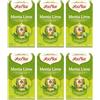 Yogi Tea Limone e Menta - Infuso Ayurvedico - Miscela di Limone, Liquirizia e Menta Piperita - Senza Caffeina - Confezione da 6x17 bustine (102 bustine in totale)