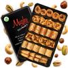 Mughe Gourmet Baklava Vegano al Pistacchio Assortito, 385g Scatola Regalo | Selezione di Dolci Turchi Artigianali e Pasticceria Orientale Tradizionale Vegana - Scatola Regalo in Metallo