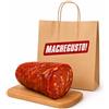 Machegusto! the taste of happiness. Machegusto!® - Ventricina Piccante 1kg | Salume Stagionato di Suino | Gusto Intenso e Speziato | Ideale per Taglieri, Panini e Aperitivi | Specialità Italiana 1kg