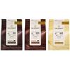 Callebaut, fondente, al latte e bianche gocce di cioccolato (3 x 2,5 kg Bundle)