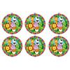 irpot Mini Cialde Decoshape Evento e Personaggio Scelta 24 pz topper cupcake (Wild Kingdom)