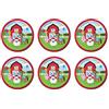 irpot Mini Cialde Decoshape Evento e Personaggio Scelta 24 pz topper cupcake (Fattoria)