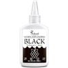 Holamdo Colorante alimentare liquido naturale 60ml, a base vegetale, vegano, senza glutine e senza OGM - privo di coloranti FD&C, per pasticceria, decorazioni, fondente, uova di Pasqua e bevande (Nero)